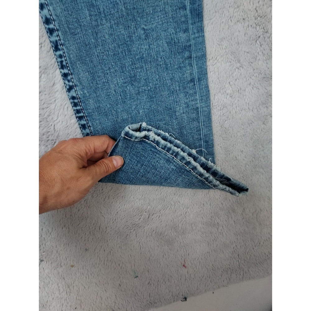 BKE Jeans Men 30x34 Jake Straight Leg Regular Fit Blue Acid Wash Cotton Stretch - Picture 6 of 13